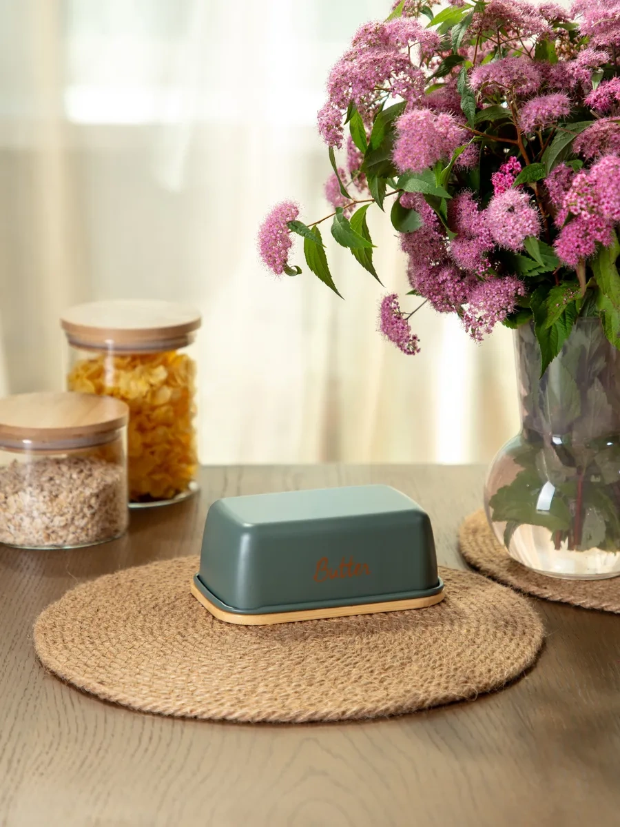 Agness Tereyağı Ve Peyniri İçin Kapaklı Sosluk 187857312 Koyu Yeşil