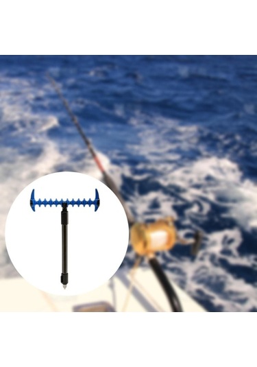 Pazly Balıkçı Çubuk Tutucu Dinlenme Kolu Tip-b Zemin Fişi - Pratik Ve Kolay Kullanım