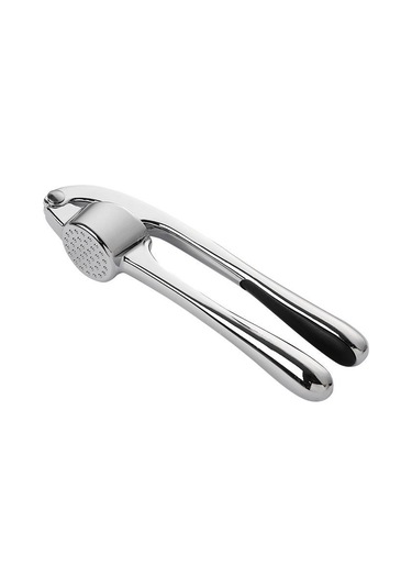 Lmetjma Premium Sarımsak Presi Paslanmaz Çelik Sarımsak Doğrayıcı Sarımsak Ezici Sıkması Ve Temizlemesi Kolay Mutfak Aletleri Jt202 Gümüş