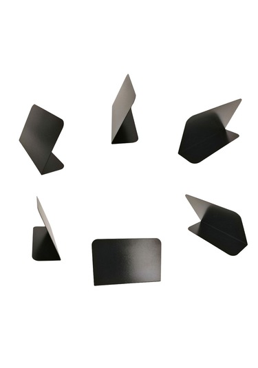 10 Ad Silinebilir Karatahta Siyah Etiket Standlı Ayaklı Dekoratif