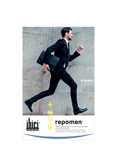 Repomen Erkek Diz Altı Varis Çorabı Siyah Renk (276027063)