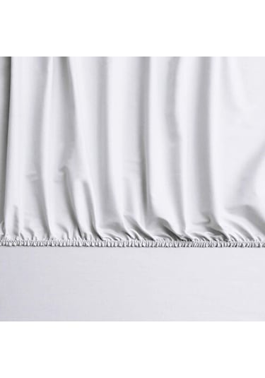 Linens Mix&match Pamuk Saten Tek Kişilik Lastikli Çarşaf Ekru