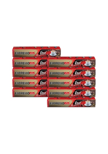 Espressomm Nespresso Uyumlu Red Kapsül Kahve 100 Adet