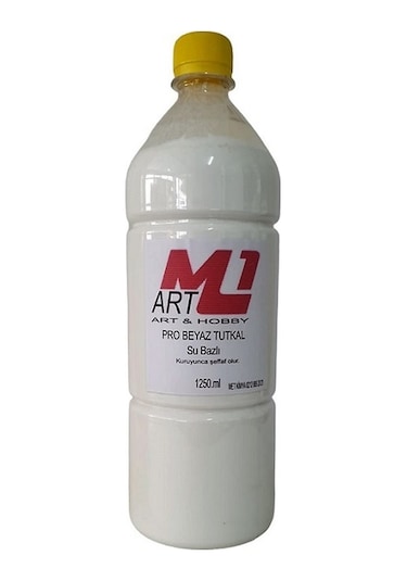 M1 ART Su Bazlı Beyaz Tutkal 1250.ml Çiçek Kağıt Karton İp Ahşap