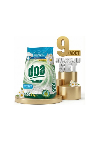 Doa Matik Deterjan Beyazlar 9x4 Kg