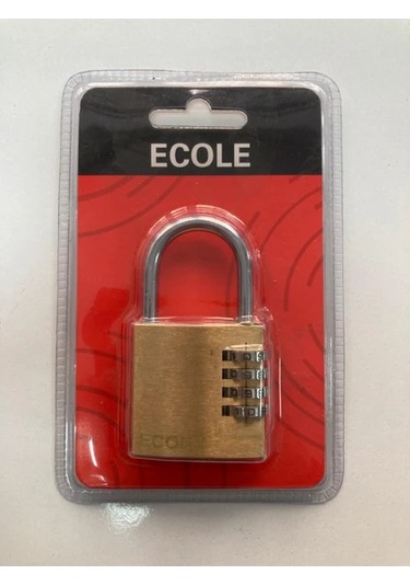 Ecole Sarı Şiftreli Asma Kilit 40 Mm