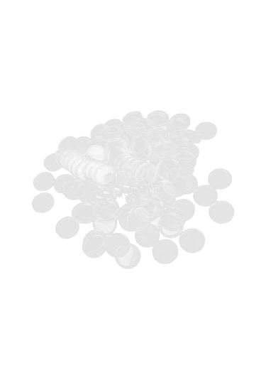 Suntek 100 Adet Temizle Coin Kapları Konteynerler Kutuları 20mm