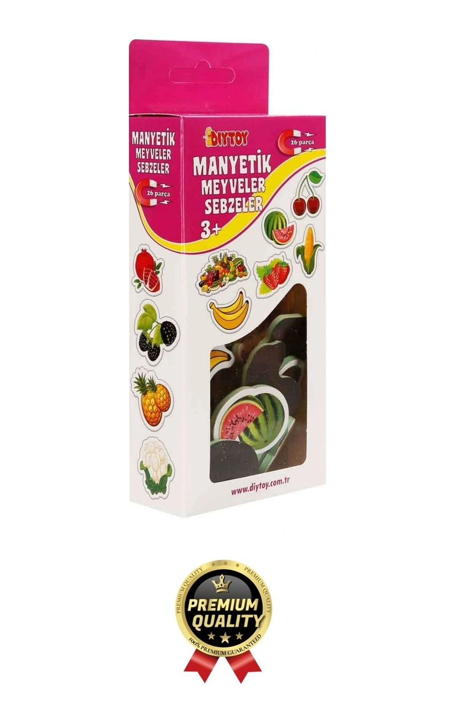 Yeni Nesil Eğlenceli Eğitici Öğretici El Göz Koordinasyonu Oyun Manyetik Sebze Ve Meyveler 26 Parça