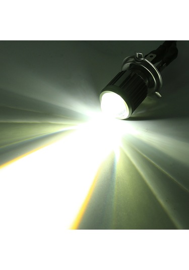 Ba20d Dc12-80v / 10w / 6000k / 3000k / 800lm Projektör Lensli İki Renkli Motosiklet Farları