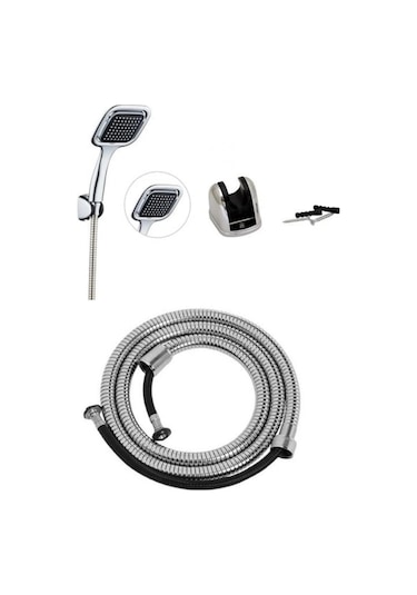 Kardelen Mafsallı Duş Başlığı + Örgülü  Duş Hortumlu Duş Seti Diğer
