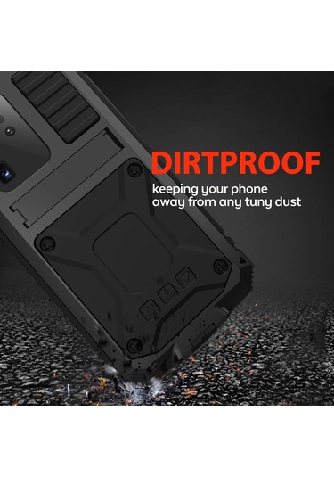 Reedark Samsung Uyumlu S20ultra İçin Tam Metal Zırh Kılıf - Darbeye Dayanıklı, Metal Sandalye İle 360 Koruma - Dış Etkinlikler İçin Erkekler Tasarımı