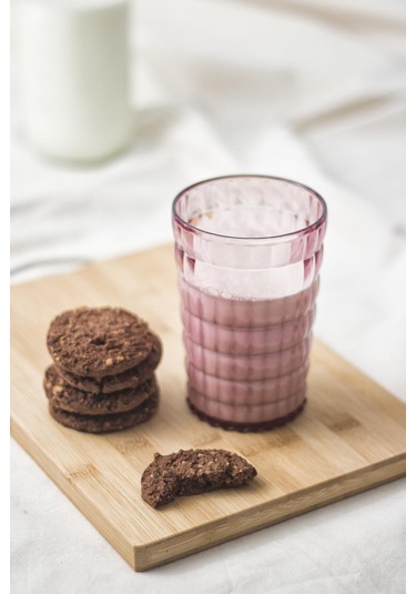 Allegra Mürdüm Akrilik Bardak 400 Ml Şık Su Ve Meşrubat Bardağı Cam Değildir Kırılmaya Dayanık