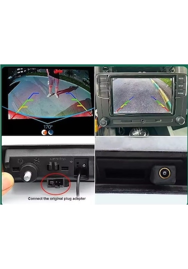 Aempart Audi A3 A4 A5 Geri Görüş Kamerası Bagaj Açma Düğmeli