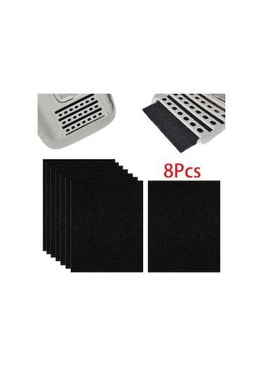 Homyl 8x Mutfak Filtreleri, Filtreler Yedek Parçalar Yedekler Siyah