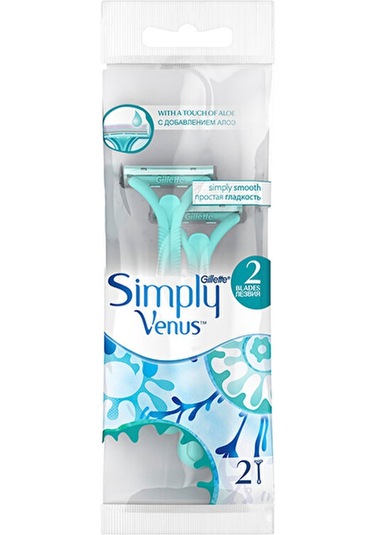 Gillette Venüs Simply2 Kullan At Tıraş Bıçağı 2'li