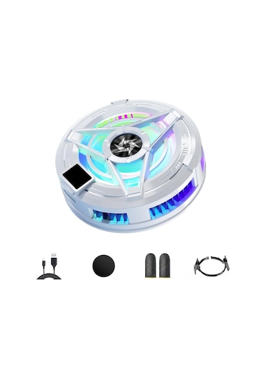 Maiyame Beyaz Alüminyum Abs Yarıiletken Soğutucu Fan, 25 Db'den Az Gürültü, Radyatör, Klips, Manyetik Levha Ve Erişimoriesi İçerir