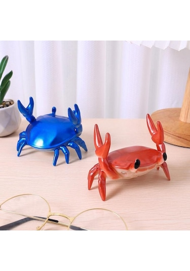 Mavi Vaorlo Sevimli Yengeç Tutucu Akıllı Telefon Pan Gözlük Telefon Tutucu Masası Standı Yaratıcı Braketi Canlı Film İzle