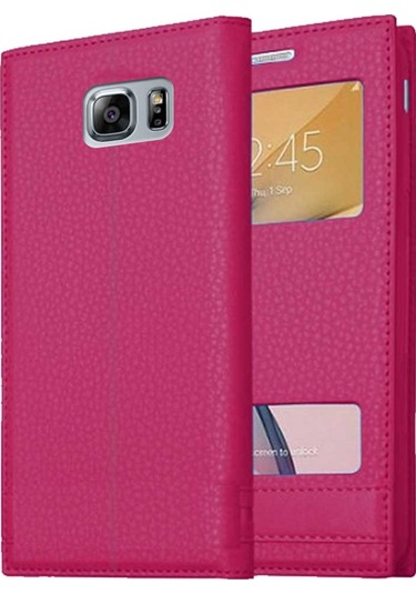 Samsung Galaxy Note 5 Uyumlu Pencereli Kapaklı Magnum Kılıf