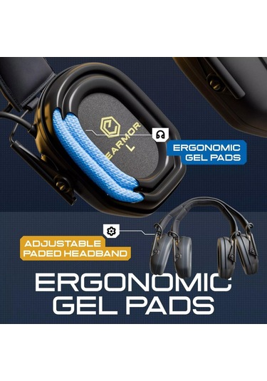 Earmor M300t Bluetooth Elektronik Atış Kulaklığı Kulak Koruma Foliage Green Yeşil M300t-fg