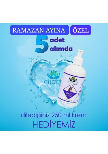 Cilton Eşek Sütü Kremi 250 Ml 6 Adet