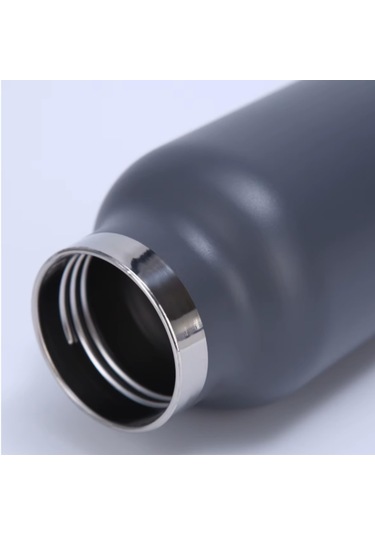 Bluetooth Hoparlörlü Paslanmaz Çelik Termos 600 Ml-çift Katmanlı Gri
