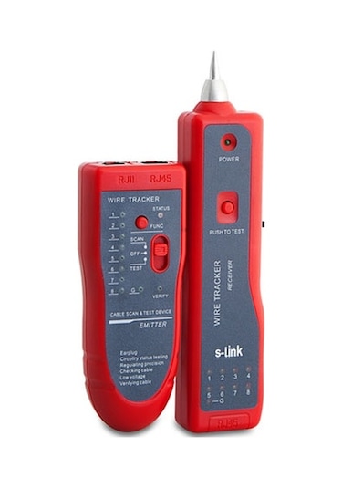 S-Link Sl-Kb10 Lüks Çantalı Kablo Bulucu ve Tester