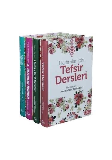 Hanımlara Tefsir. Hadis. İlmihal Eğitim Seti 4 Kitap / Necmedd .