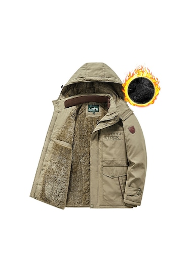 Pasifix Erkek Kalın Günlük Pamuklu Mont 001