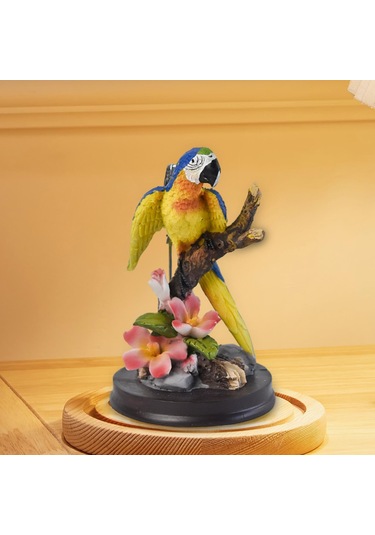Suntek Heykeli Heykel 6,2-cm-x-6,2-cm-x-9,8-cm-papağan