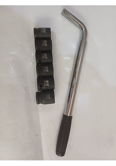 Teleskopik Bijon Anahtarı, 45cm Kol Ve 1/2 Lokmalar