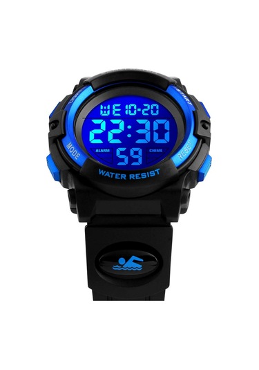 Çocuklar İçin Dijital Açık Hava Sporları Su Geçirmez Elektronik Saat Diğer