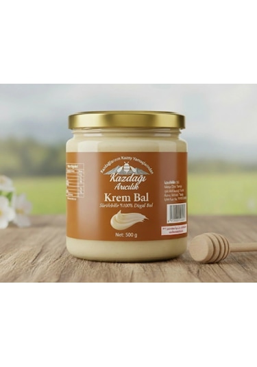 Krem Bal 500g Sürülebilir %100 Doğal Bal
