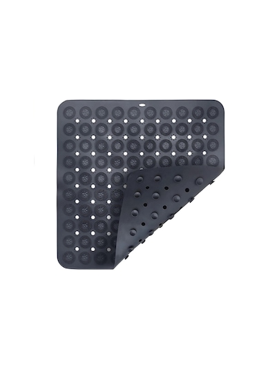 Kare Vantuzlu Banyo Kaydırmaz Paspas- Tırtıklı Ayak Duş Matı Sili