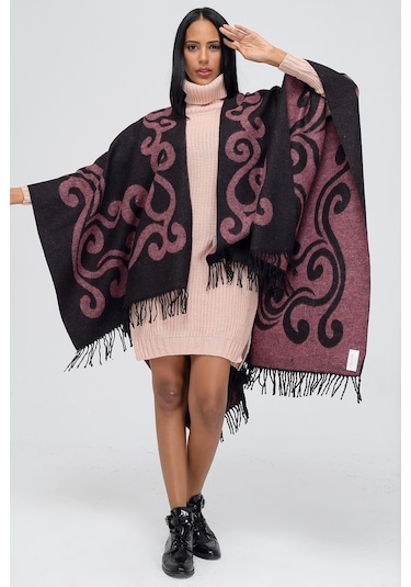 Forum Fashion P001 Salma Desenli Jakarlı Panço