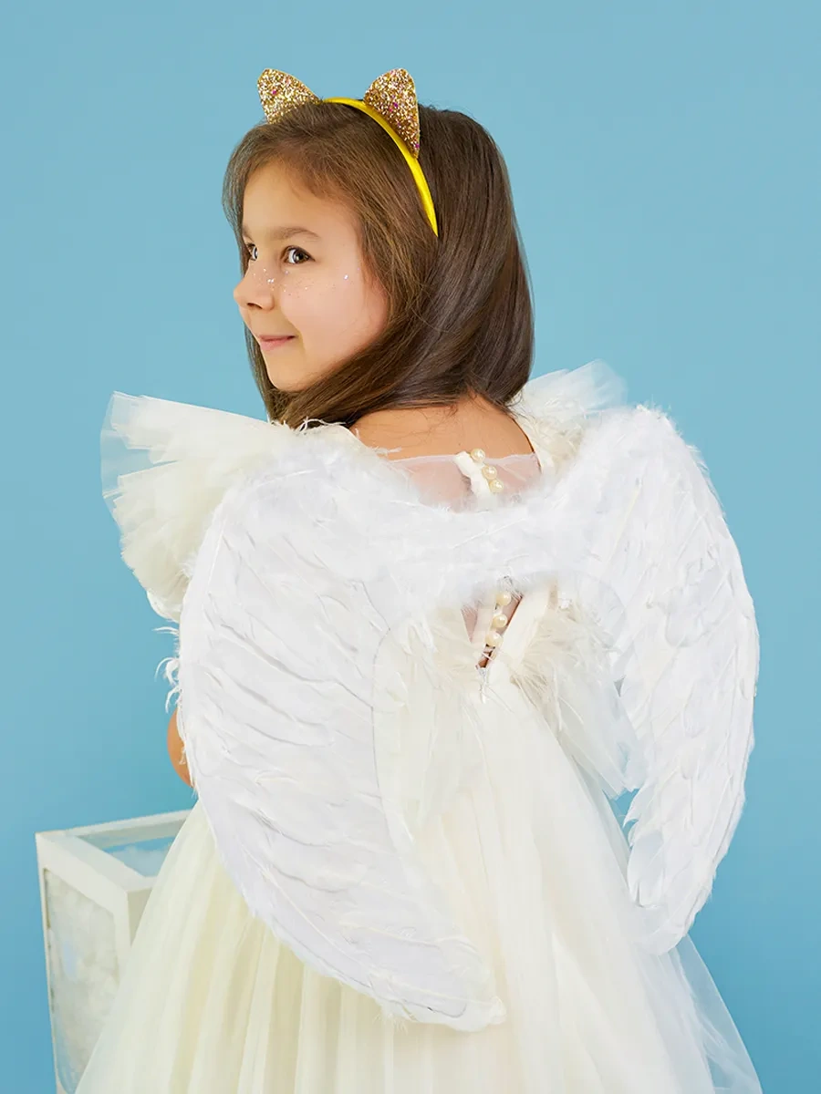 Riota Beyaz Karnaval Melek Kanatları 45x35 Cm 320829927