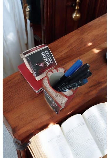 Atatürk'ün Nutuk Konseptli Hediyelik Kalemlik Ve Tütsülük 2li Set