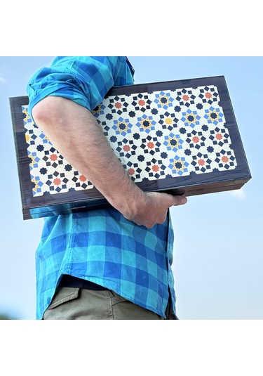 Biggdesign Star Tavla Çizilmez Zeminli, Mıknatıslı Mdf Kasa, 2 Kat Vernik Cilalı