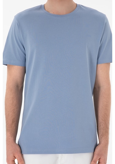 U.S. Polo Assn. Erkek Regular Fit Bisiklet Yaka Mavi Basic Tişört 50305928-VR036 U.S. Polo Assn. Erkek Regular Fit Bisiklet Yaka Mavi Basic Tişört 50305928-VR036