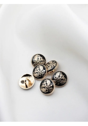 The New Button Arma Baskılı Metal Düğmeler 15 Mm 6 Adet. 280619357