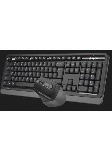 A4 Tech Fg1035, Gri, Fstyler, 2.4ghz Kablosuz, Türkçe Q, Klavye Mouse Set