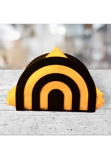 Glare Peçetelik Halka Mat Siyah Mat Siyah