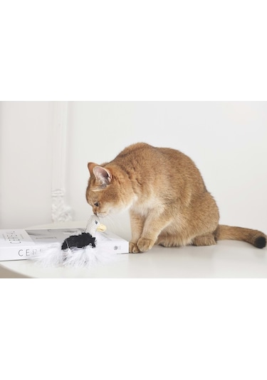 M-pets Plume Ostrich Catnipli Kedi Oyuncağı White