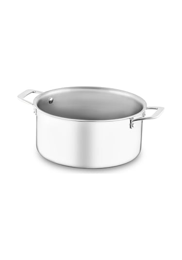 Emsan Pro Tri Ply Derin Tencere Çelik 20 Cm Gümüş