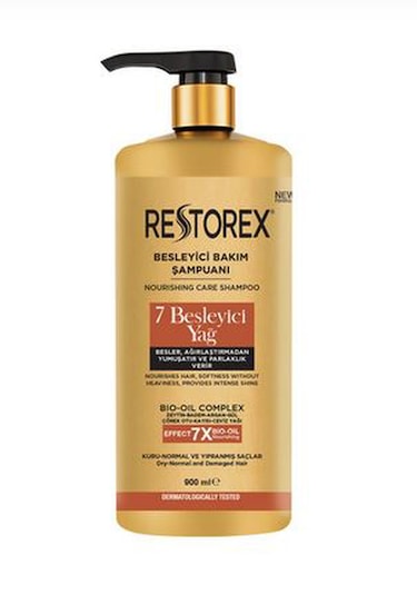 Restorex 7 Besleyici Yağ Bakım Şampuanı 900 Ml