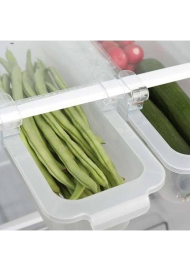 Pazly Şeffaf Gıda Organizatör Kutusu - Buzdolap Depolama Rafı - Mutfak İçin Şeffaf