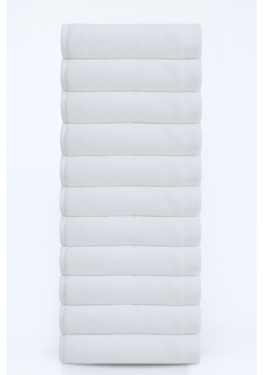 12 Adet Siyah 50 X 90 Cm Mikrofiber El Yüz Kuaför Berber Spor Havlusu Leke Ve Saç Boyası Tutmayan Beyaz