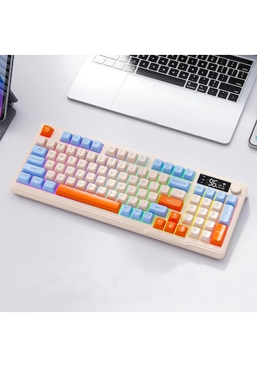 2.4g Bluetooth Çift Bağlantı Gaming Oyuncu Klavye Manyetik Klavye