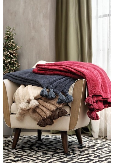 Puffy Wellsoft Battaniye - Bordo