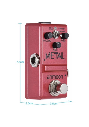 Ammoon Ap-15 Gitar Eq Heavy Metal Distortion Monoblok