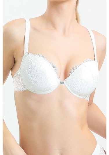 Magic Form 3769 Kadın Dantelli Destekli Sütyen-ekru Ekru